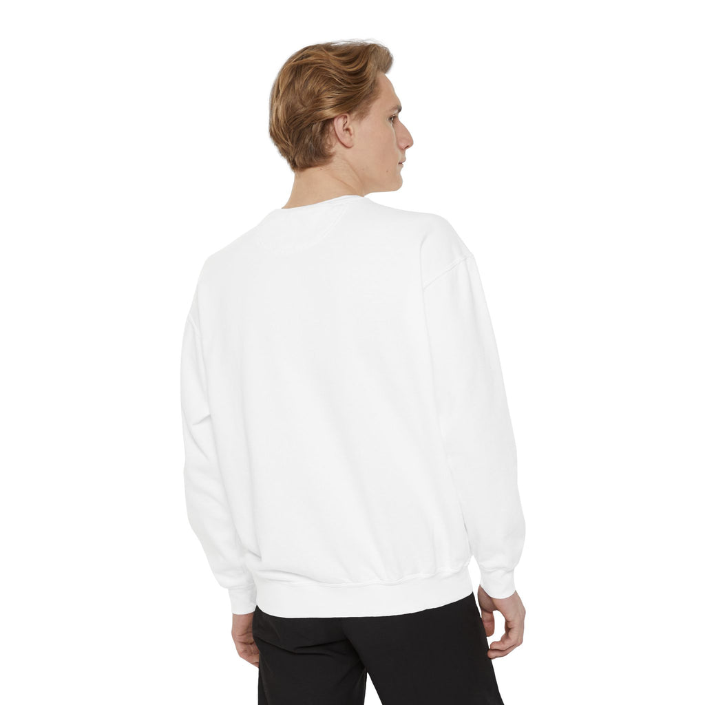 Meme Sweatshirt — Funny Graphic Garment-Dyed Sweatshirt