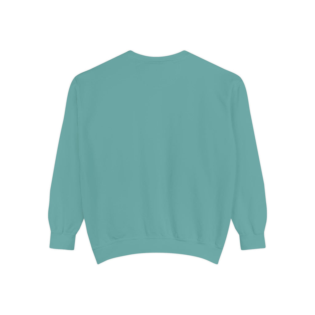 Meme Sweatshirt — Funny Graphic Garment-Dyed Sweatshirt