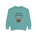 Meme Sweatshirt — Funny Graphic Garment-Dyed Sweatshirt