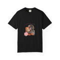 Pure Heart Always Wins Cute Baby Monkey Punch Hug Shirt | Inspirational Positive Quote Graphic Tee | Kindness Message Animal Lover Gift